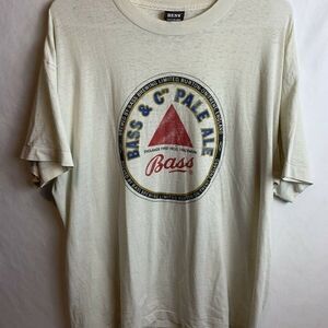Vintage Bass & Co’s Pale Ale T-Shirt Beer Promo Tee Screen Stars 90s Size XL